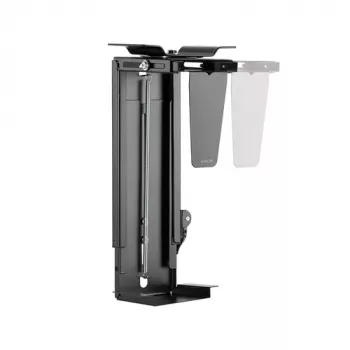 LogiLink Uchwyt CPU pod biurko - Czarny - Stal - Nośność 25 kg