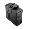 LogiLink Uchwyt CPU pod biurko - Czarny - Stal - Nośność 25 kg