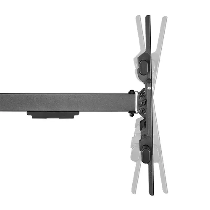 Uchwyt ścienny Full Motion LogiLink do telewizora LCD / zakrzywionego LCD - stal - czarny - rozmiar ekranu: 109-203 cm (43-80 inch)