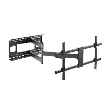 Uchwyt ścienny Full Motion LogiLink do telewizora LCD / zakrzywionego LCD - stal - czarny - rozmiar ekranu: 109-203 cm (43-80 inch)