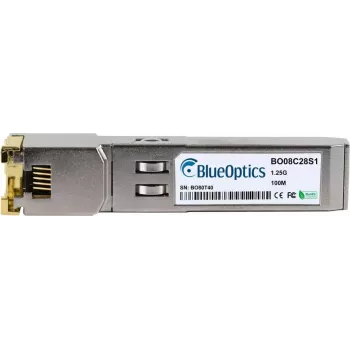 BlueOptics HPE Aruba S1H24A BO08C28S1 SFP Transceiver, Copper RJ45, 1000BASE-T, 100m