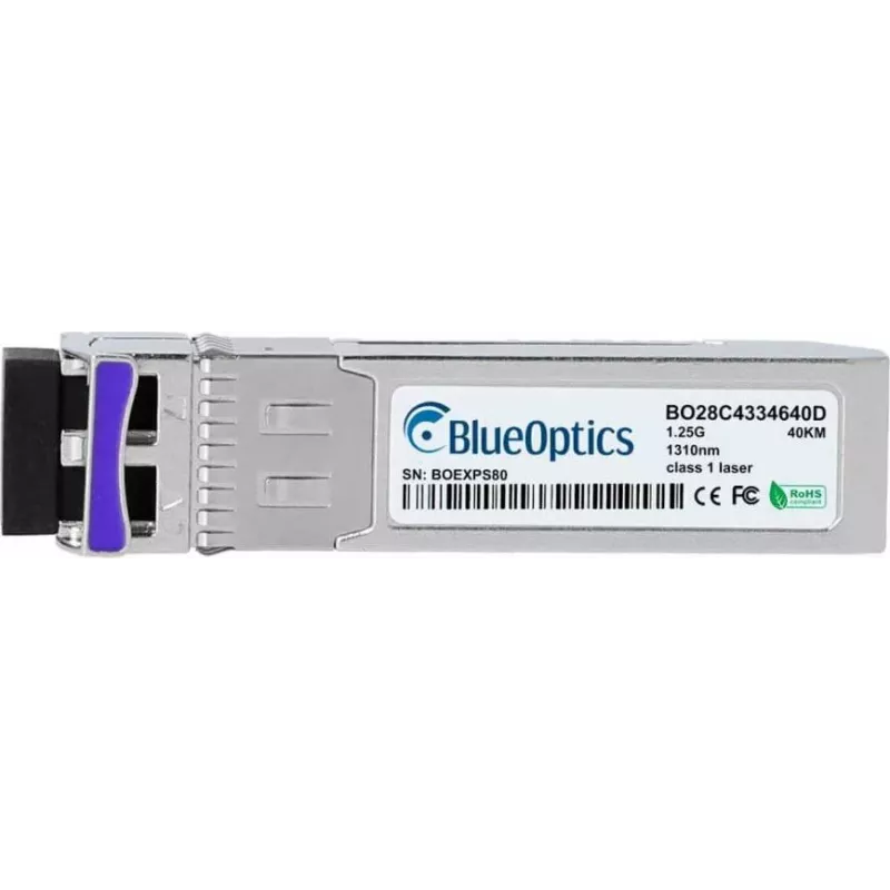 BlueOptics BO28C4334640DIN cSFP Bidi Transceiver 1000BASE-2BX-D 40km Industrial