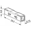 WAGO Through Connector dla 2773-2401, Push-in, maks. 4 mm², 2 przewody