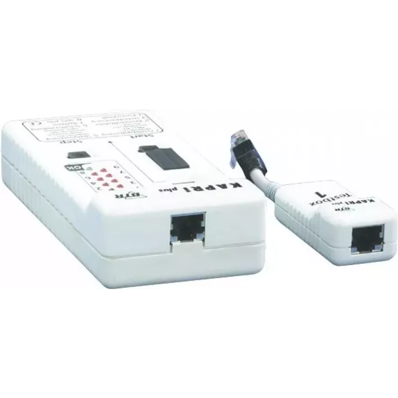 METZ CONNECT KAPRI Plus Tester kabli i połączeń z Testbox 1 - Tester sieciowy i ISDN (130670-E)
