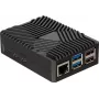 Joy-IT RB-AlucaseP5-09 SBC Case dla Raspberry Pi 5, Aluminium, Czarny