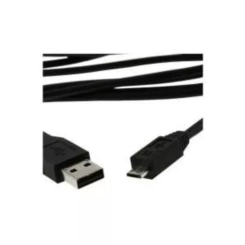 LogiLink USB 2.0 Cable - USB Type A Male to Micro-USB Type B Male - 1.8 m - Black