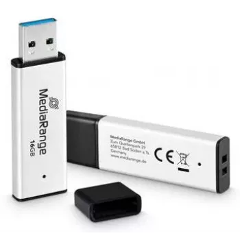MEDIARANGE MR1899 USB 3.2 16GB Pamięć USB Flash Drive Srebrny