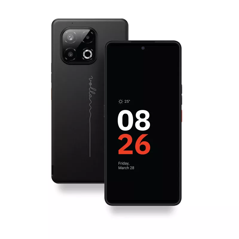 Volla Phone Plinius 128GB Ubuntu Touch Smartphone Czarny