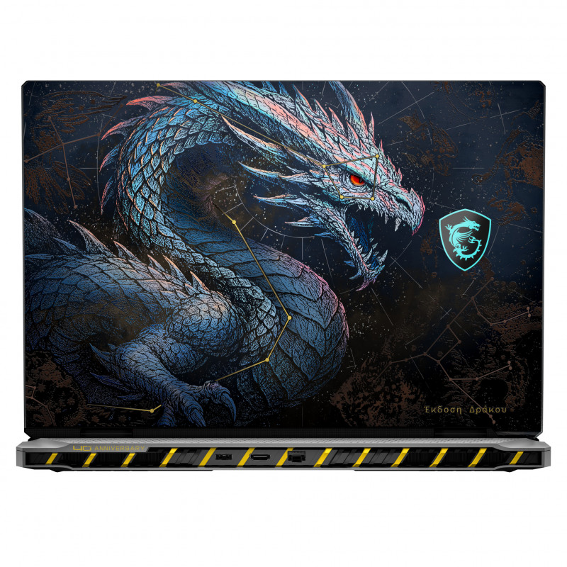 Laptop gamingowy MSI Titan 18 HX Dragon Edition Draco Epic A2WJ-1064FR, 18 cali UHD+ Mini LED 240Hz, Intel Core Ultra 9 290HX Plus, 96GB DDR5, 4TB SSD, GeForce RTX 5090 24GB, Windows 11 Pro, francuska klawiatura AZERTY