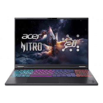 Laptop gamingowy Acer Nitro 16S AI AN16S-61-R9PZ, 16 cali WQXGA IPS 180Hz, AMD Ryzen AI 9 365, 16GB DDR5, 1TB SSD, GeForce RTX 5070 8GB, Bez systemu operacyjnego