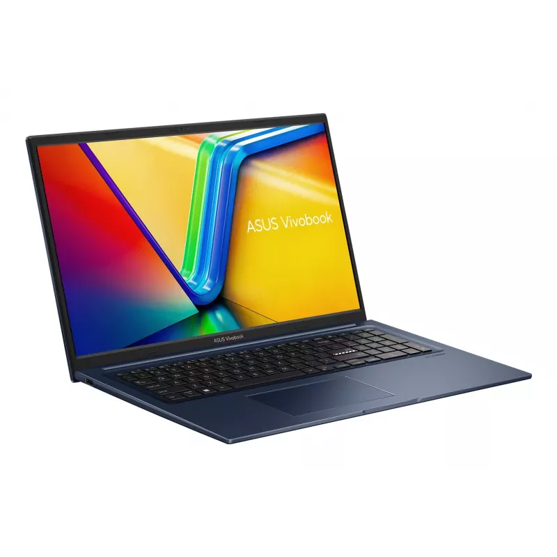 ASUS Vivobook 17 X1704VA-AU1066 Core 5 120U 17,3 cala FHD IPS-Level Panel 60Hz 250nitów Anti-Glare 16GB DDR5 512GB SSD Intel Graphics Kamera 720p 50WHrs Bez systemu operacyjnego Quiet Blue