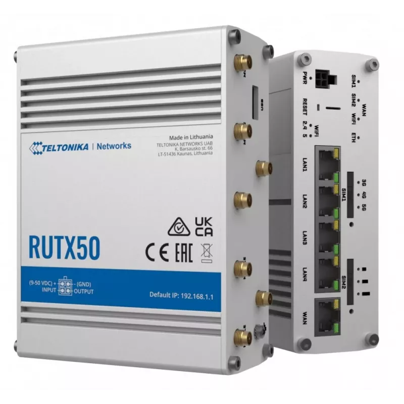 Teltonika RUTX50 Industrial 5G Router
