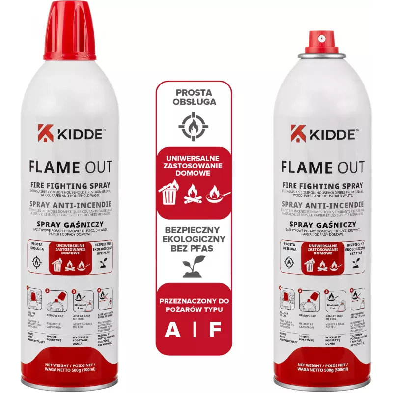 Kidde KFS-500 Flame Out Gaśnica w sprayu 500 ml