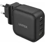 UNITEK GaN 4-Port Charger 100W PD 3.0 QC 3.0 Czarny
