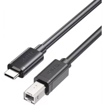 UNITEK USB-C na USB-B 2.0 Kabel do drukarki 5m Czarny