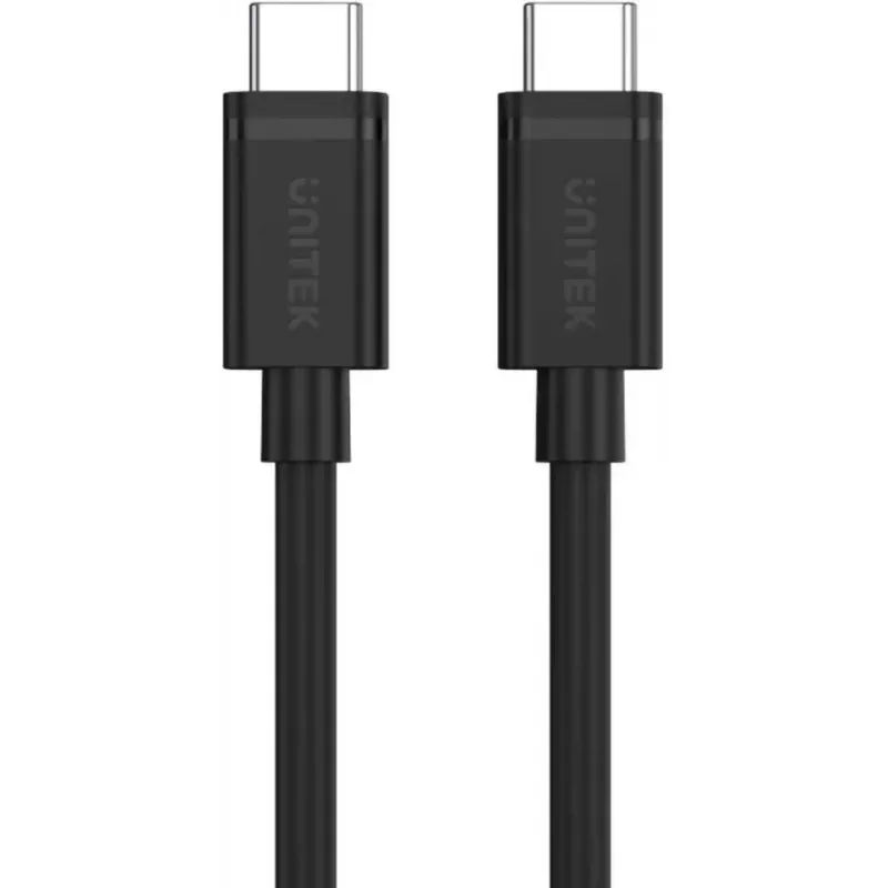 UNITEK USB-C do USB-C Kabel 3m - Czarny - USB 3.2 Gen 2 10Gbps 100W PD