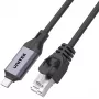 UNITEK USB-C do RJ-45 Gigabit Ethernet Adapter Kabel 2m
