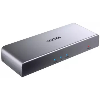 Rozdzielacz HDMI UNITEK 1 wejście 2 wyjścia 4K 60Hz