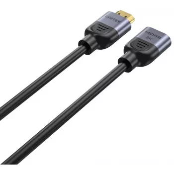 UNITEK Przedłużacz HDMI 2.1 1.5m Męski-Żeński 8K 48Gbps Czarny