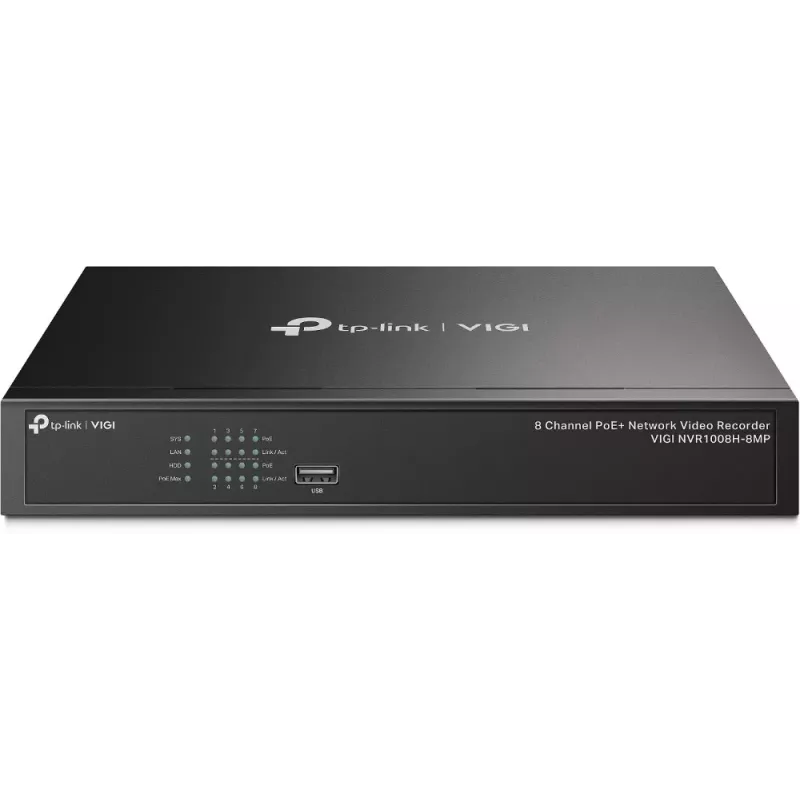 TP-Link VIGI 8-kanałowy rejestrator sieciowy PoE+