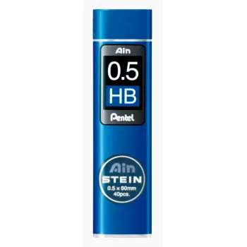 Pentel C275-HBO wkłady do ołówków automatycznych - 0,5 mm - niebieskie - 40 wkładów - tuba dozująca