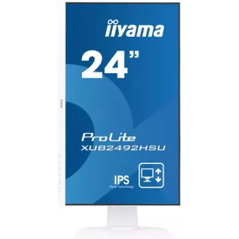 IIYAMA ProLite XUB2492HSU-W1 23.8 inch IPS LED Full HD Monitor - Biały