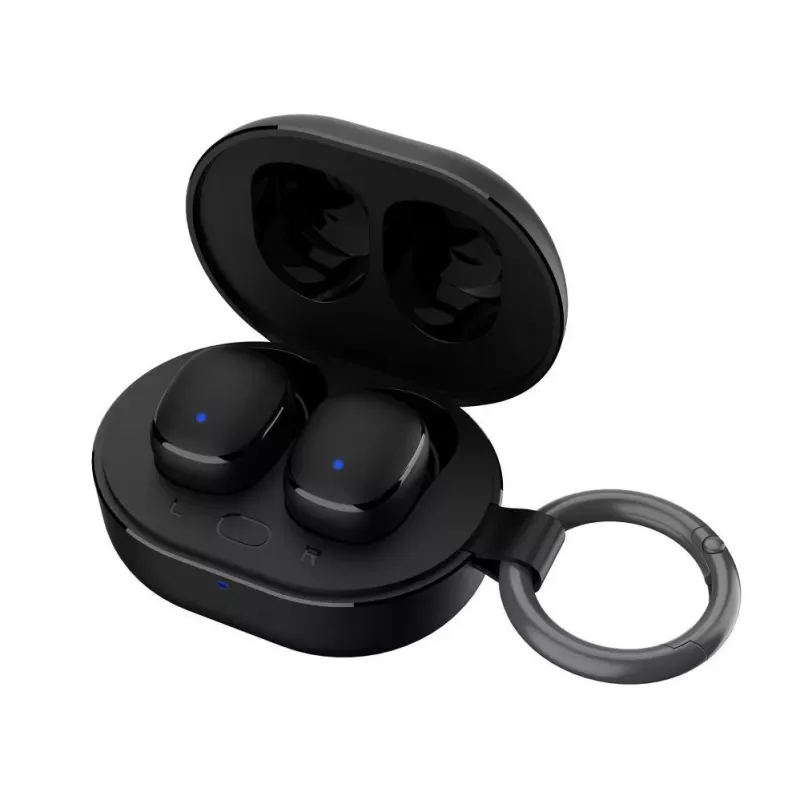 3MK FlowBuds 6.0 True Wireless Stereo (TWS) Bluetooth 5.3 Słuchawki douszne z mikrofonem ENC, IPX4, bateria 35h, USB-C, czarny