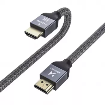 Wozinsky USB-C do USB-A Kabel 1 m Srebrny Pleciony Nylon
