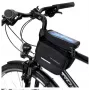 ILIKE Wozinsky Universal Frame Bike Bag Bicycle Pannier Waterproof Phone Case 1.5L Black (WBB26BK)