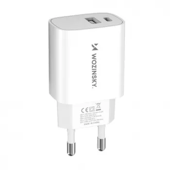 Wozinsky WGWCW 20W USB-A USB-C Ładowarka ścienna - Biała