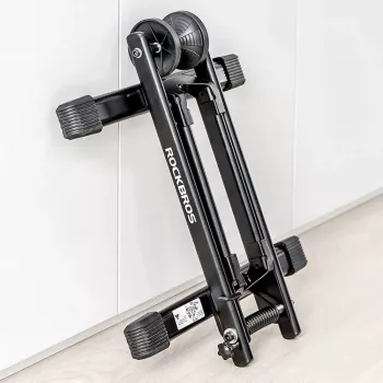 Podstawka rowerowa składana ROCKBROS - Czarna, uniwersalna do kół 20-29 cali, nośność 25 kg