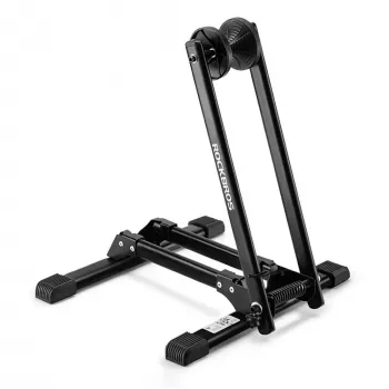 Podstawka rowerowa składana ROCKBROS - Czarna, uniwersalna do kół 20-29 cali, nośność 25 kg