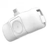 WOZINSKY WF16-YCS Mini Power Bank 5000mAh 15W USB-C z wbudowanym kablem USB-C i ładowarką Apple Watch - Biały