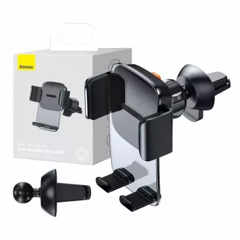 Uchwyt samochodowy Baseus Easy Control Clamp do kratek nawiewu (czarny)