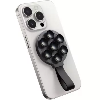 Joyroom JR-ZS393 Magnetyczny uchwyt do telefonu z przyssawkami - Czarny