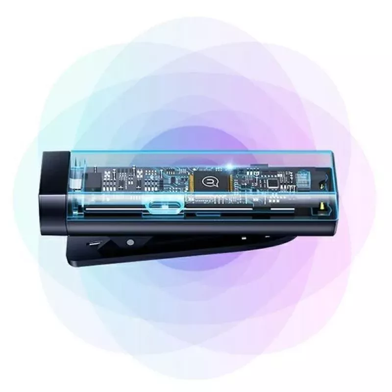 USAMS Bezprzewodowy mikrofon krawatowy ENC 2.4G Lightning ZB244MKF01