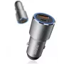 Dudao R4PQ Car Charger 22.5W 1xUSB-C + 1xUSB-A Gray