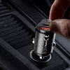 Dudao R3MAX 48W QC PD Mini Car Charger - Czarny