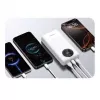 Dudao K12Pro Power Bank 20000mAh 22.5W PD USB-A USB-C Biały