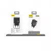 Dudao A26T GaN 25W USB-A, USB-C Ładowarka - Czarny