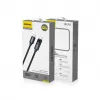 Dudao L7C USB-C do USB-C 100W Kabel z Wyświetlaczem LED 1m - Czarny