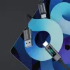 Dudao L7C USB-C do USB-C 100W Kabel z Wyświetlaczem LED 1m - Czarny