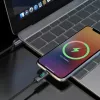 Dudao L7C USB-C do USB-C 100W Kabel z Wyświetlaczem LED 1m - Czarny