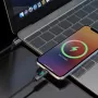 Dudao L7C USB-C do USB-C 100W Kabel z Wyświetlaczem LED 1m - Czarny