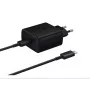 Samsung EP-TA845EBE + EP-DW767JBE 45W Travel Charger i kabel USB-C do USB-C Czarny (OOB Bulk)