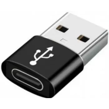 Gembird Cablexpert USB 2.0 Adapter USB-A Męski na USB-C Żeński Czarny