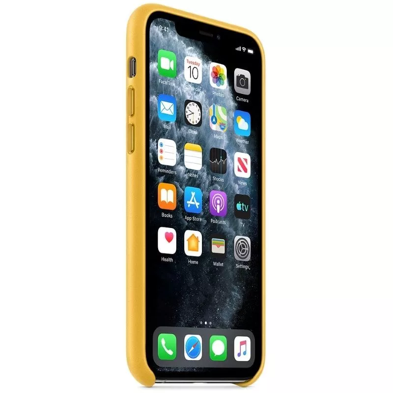 Apple iPhone 11 Pro Leather Case MWYA2ZM/A Meyer Lemon