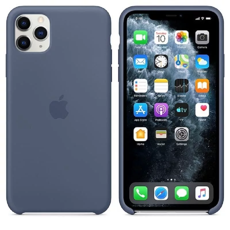 Apple iPhone 11 Pro Max Silicone Case MX032ZM/A Alaskan Blue
