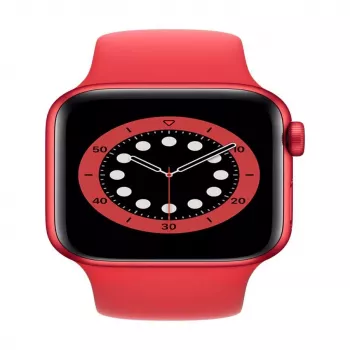 Apple Watch Series 6 GPS, 40mm Koperta aluminiowa Product (Red) z paskiem Sport Band – Regular Red