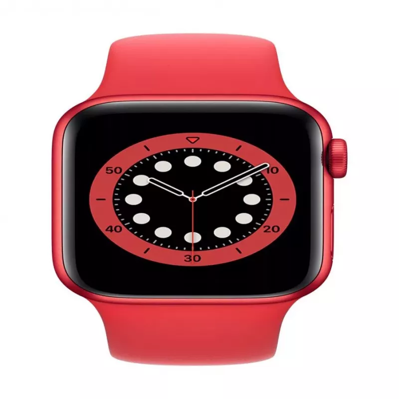 Apple Watch Series 6 GPS, 40mm Koperta aluminiowa Product (Red) z paskiem Sport Band – Regular Red